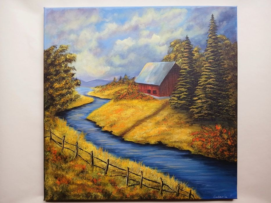 Tablouri pictate cu acrilice