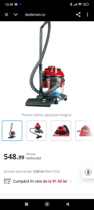 Aspirator Studio Casa Aqua (aspirare și suflare)