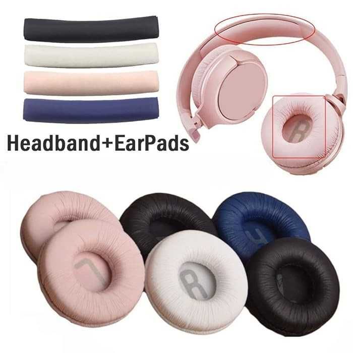 Set 2 bureti + Banda pentru casti JBL Tune 590 570BT 560BT 525BT 520BT