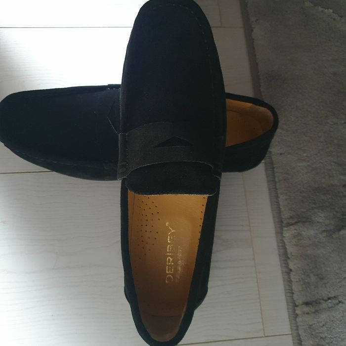 Mocasini piele intoarsa