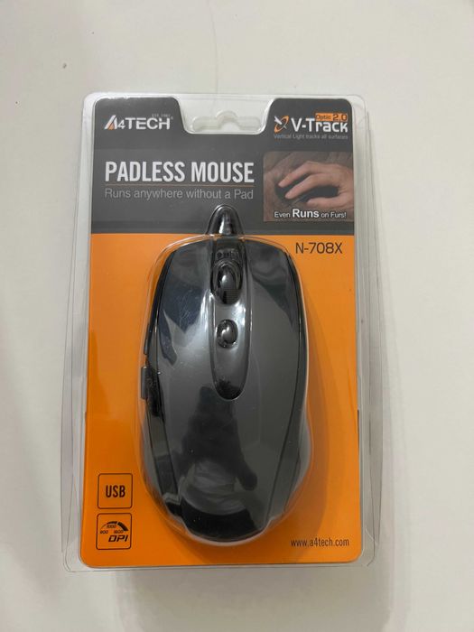 Мышь A4Tech N-708X черный, USB. Новая