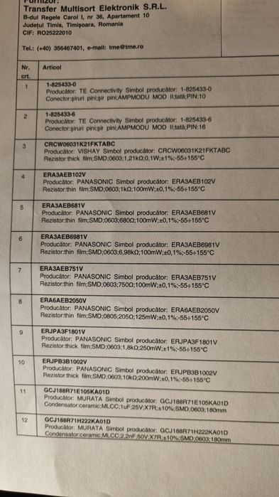 Modul D01 pentru reparatie amplificator Topping PA5