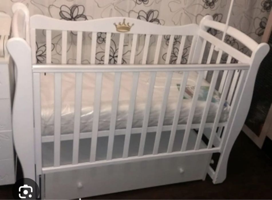 Кровать с матрасос