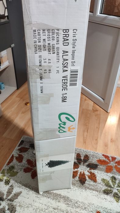 Brad artificial Alaska verde 1.8 m