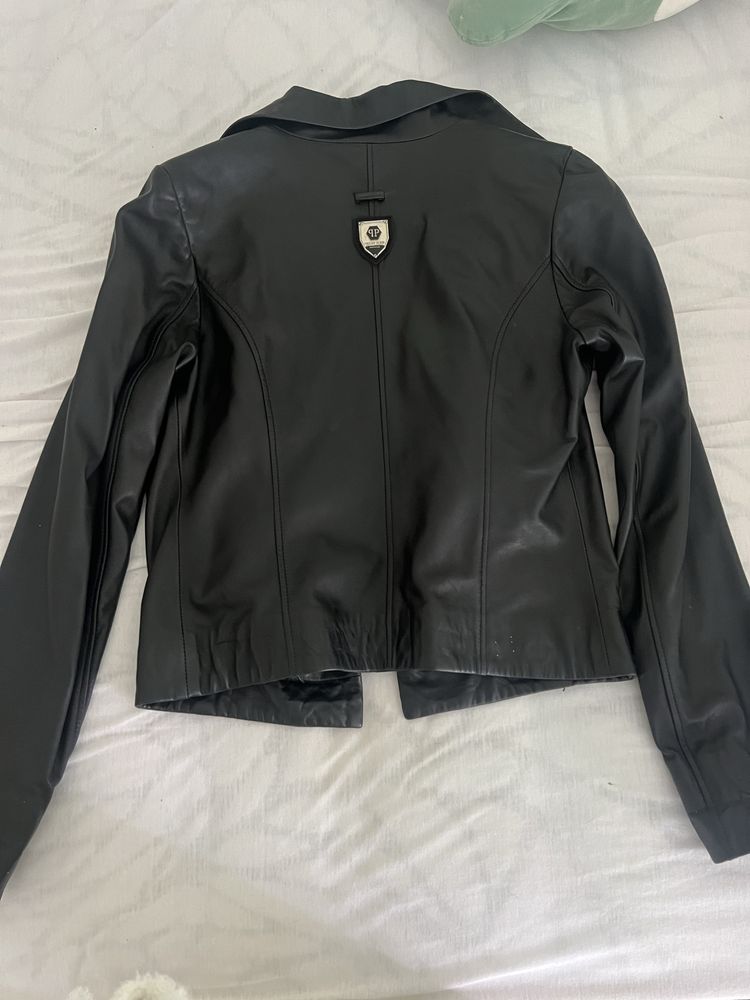 Яке от естествена кожа Philipp Plein