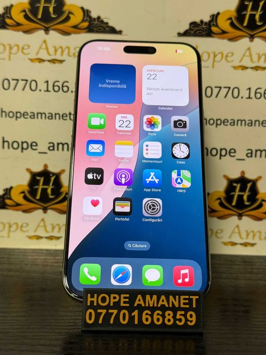 Hope Amanet P10/Iphone 16 Pro Max 256 GB