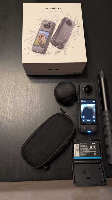 Insta 360 x4 impecabil / card 265gb ,