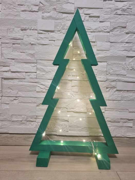Дървена елха - ръчна изработка