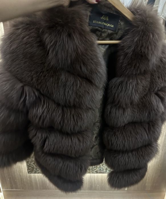 Шуба писец коричновый отлично