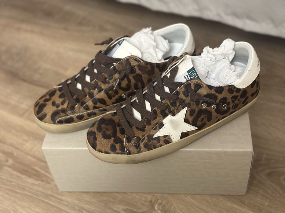 Golden goose  sneakers animal print