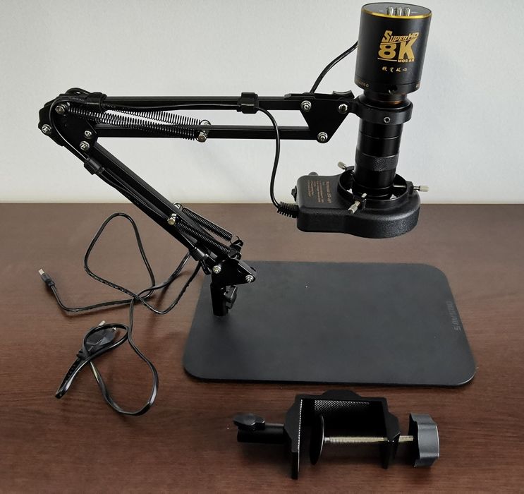 Microscop profesional cu camera Mechanic MOS-8K HDMI/USB-C