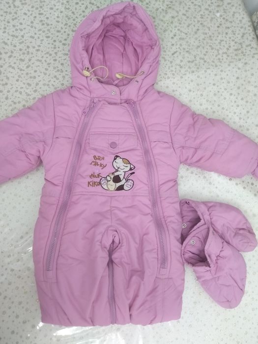 Зимний комбинезон для девочки