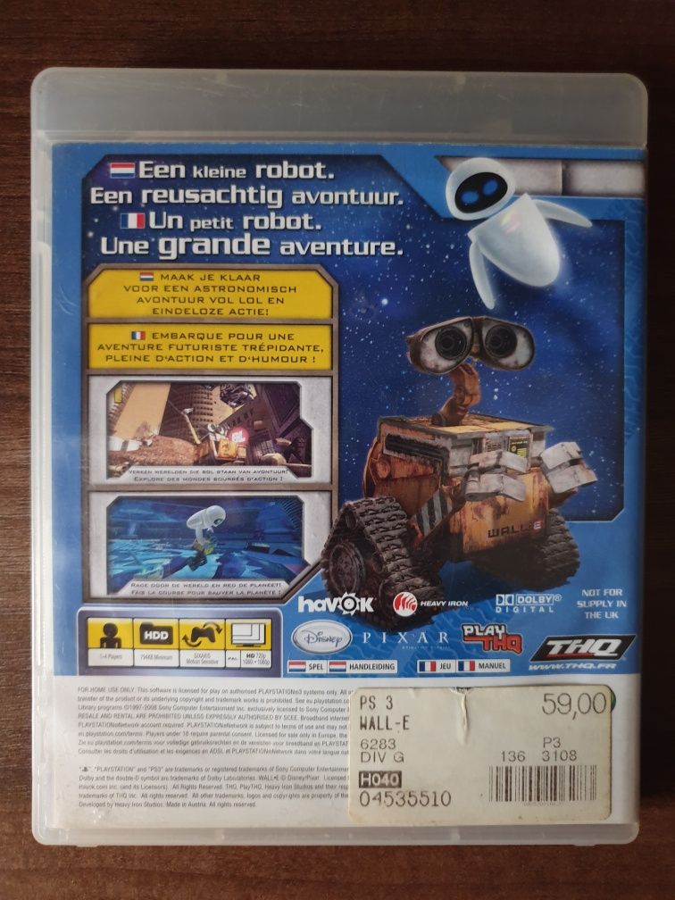 Disney Pixar WALL-E PS3/Playstation 3