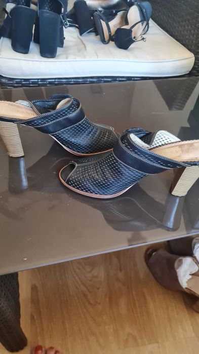 Saboti piele eleganti 38