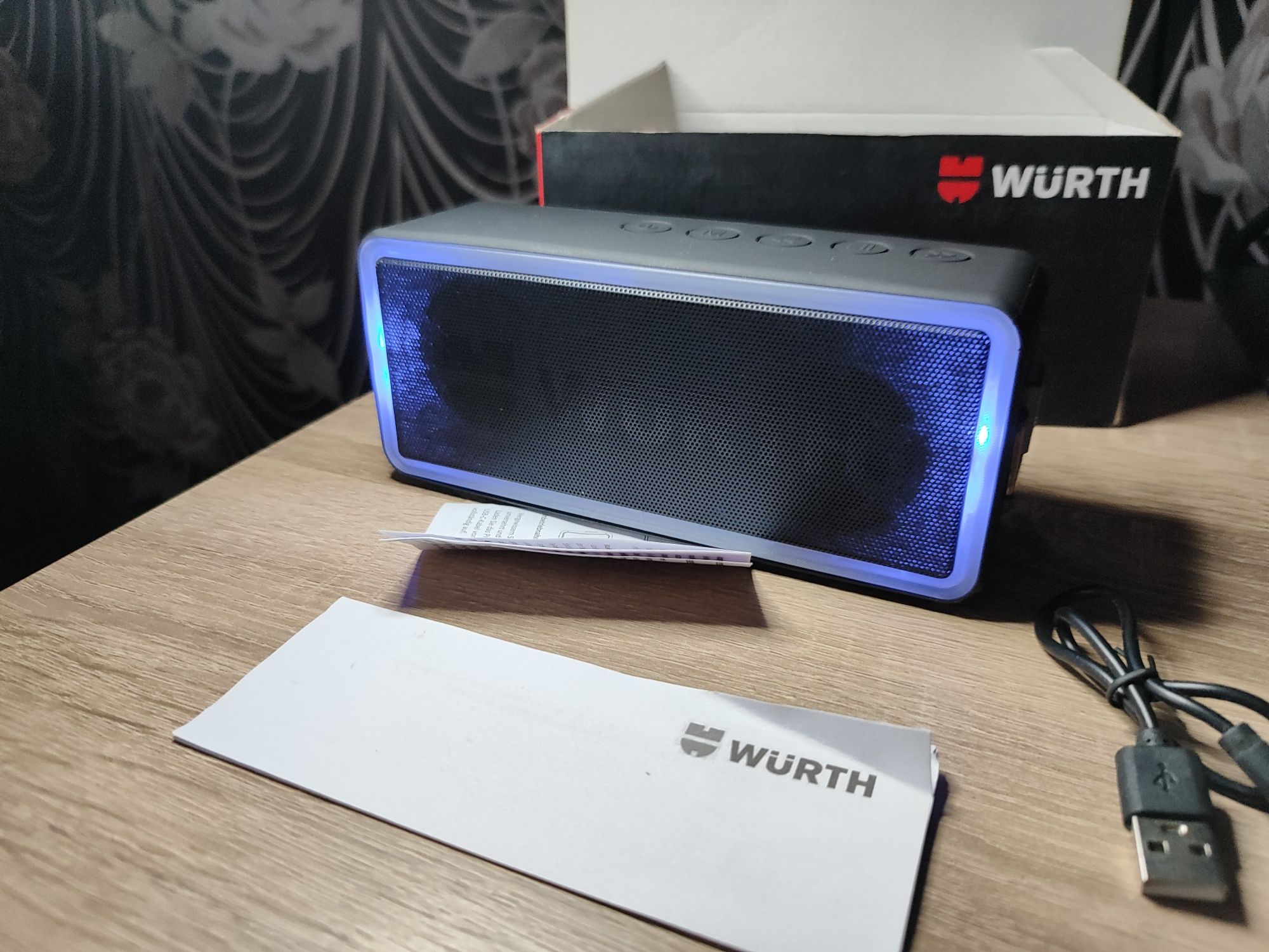 ПРОМО ! Wurth Bluetooth RGB безжична колонка !