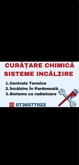 Curățare spălare chimică sisteme încălzire