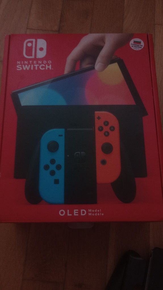 Nintendo Switch OLED 64GB – Отлично състояние + кутия