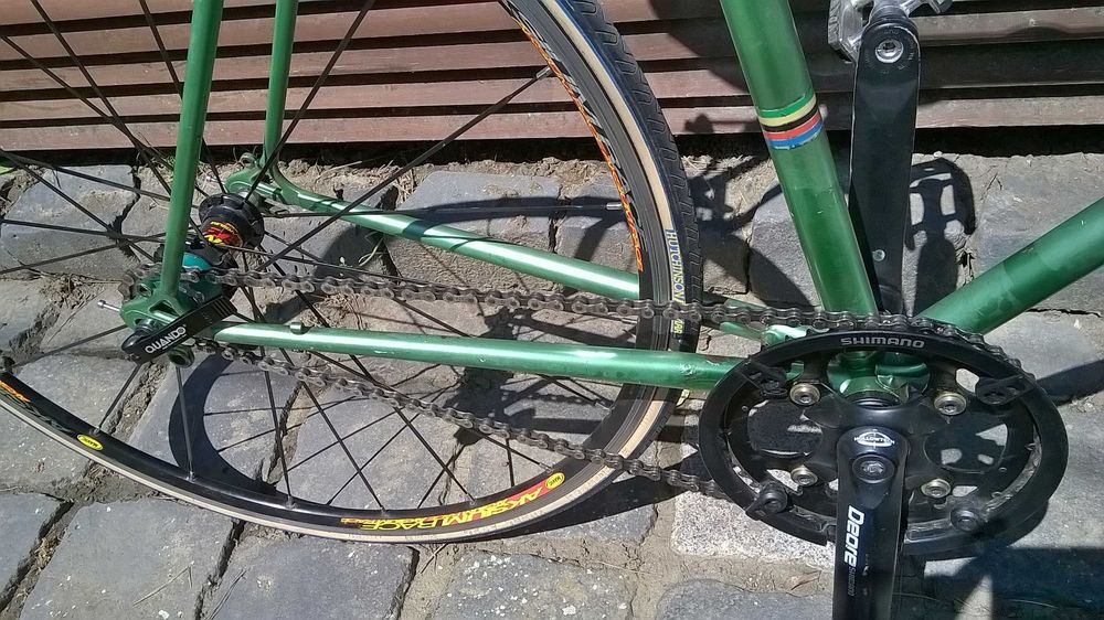 bicicleta 28' Main D'or single spd Mavic Fulcrum Shimano Reynolds 531