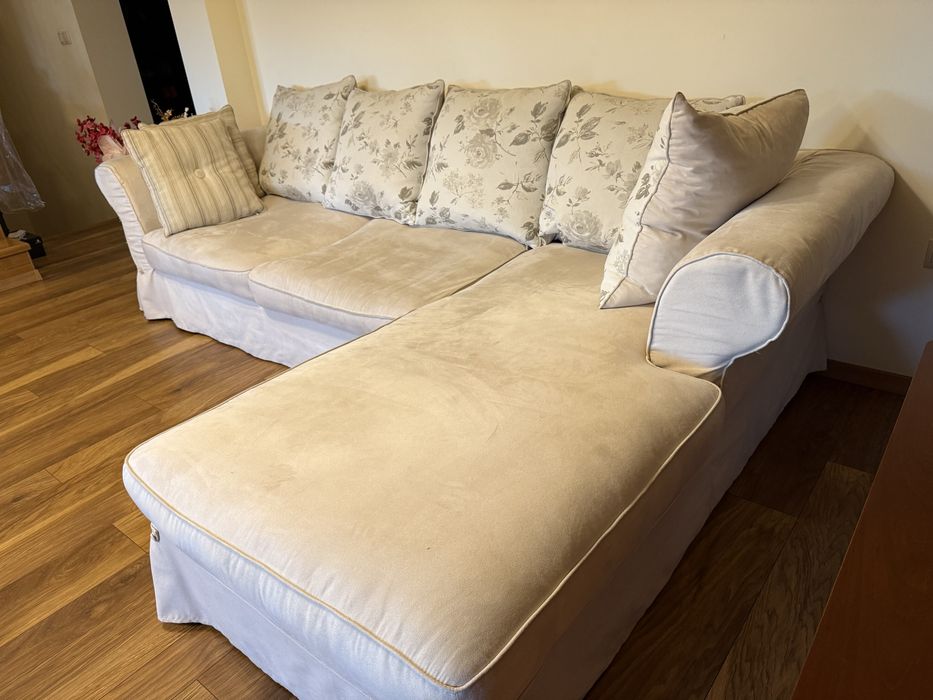 Canapea + sezlong dreapta Marie (Mobexpert)