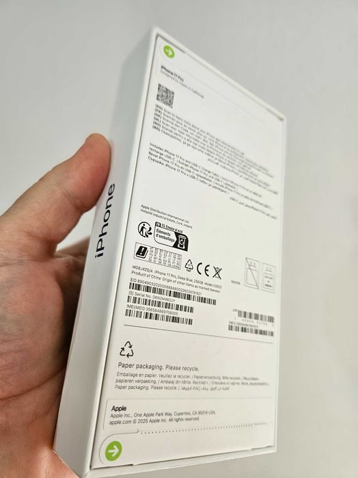 IPhone 17 Pro, 256gb, sigilat la cutie, 2 ani Garantie.