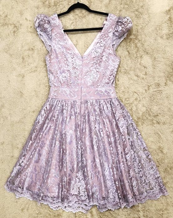 Rochie mov din dantela (10)