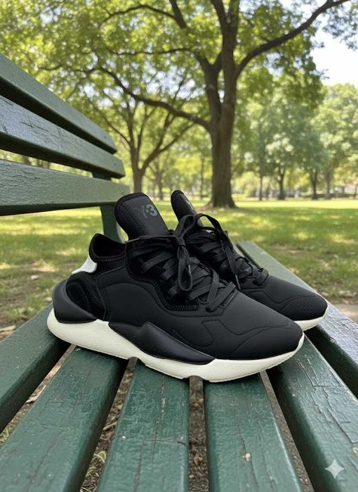 Adidasi Y3 Kaiwa Negru - Adidasi Premim Piele naturala