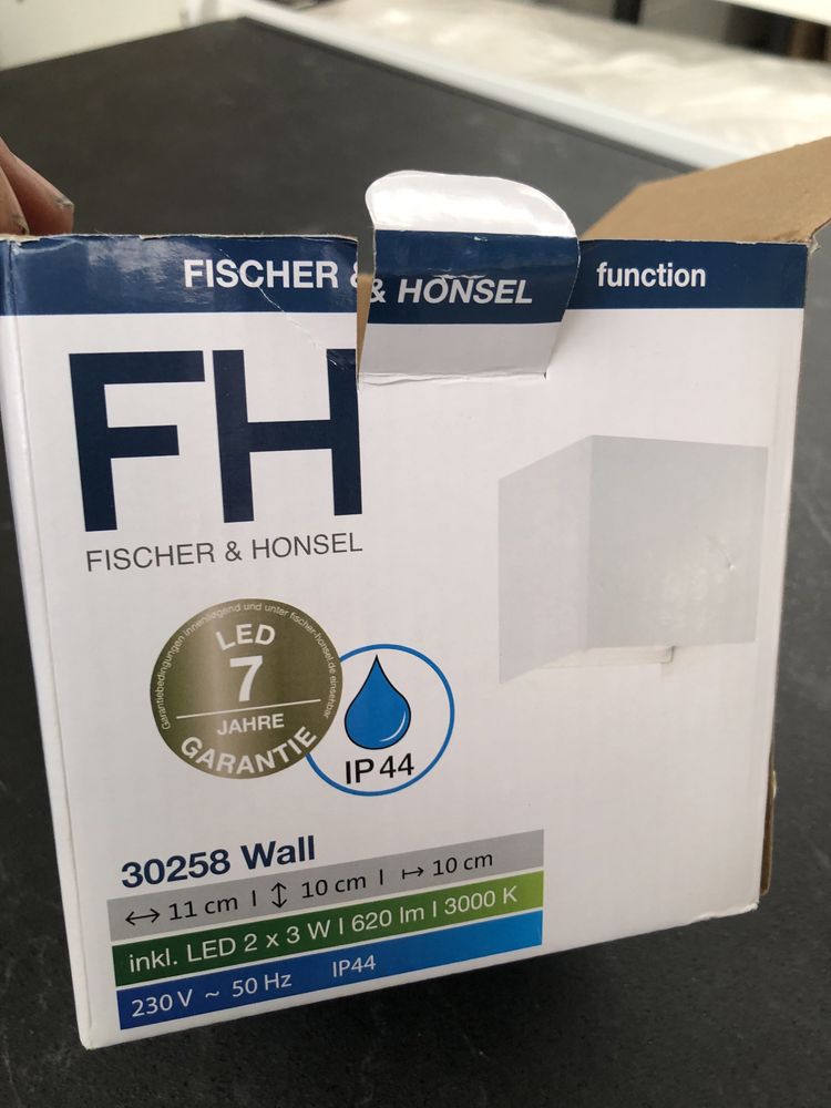 Fischer honsel 30258 aplica perete led alb
