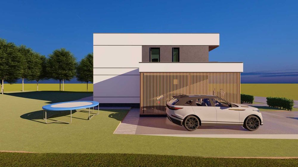 Vand casa realizata in stadiu "la rosu"