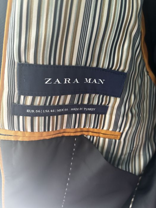 Sacou Zara Man Albastru