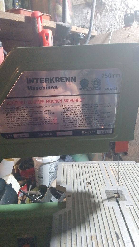 Машина за рязане - банциг Interkrenn BS10, 250mm