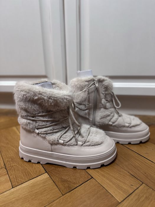 Ботуши Zara с пух