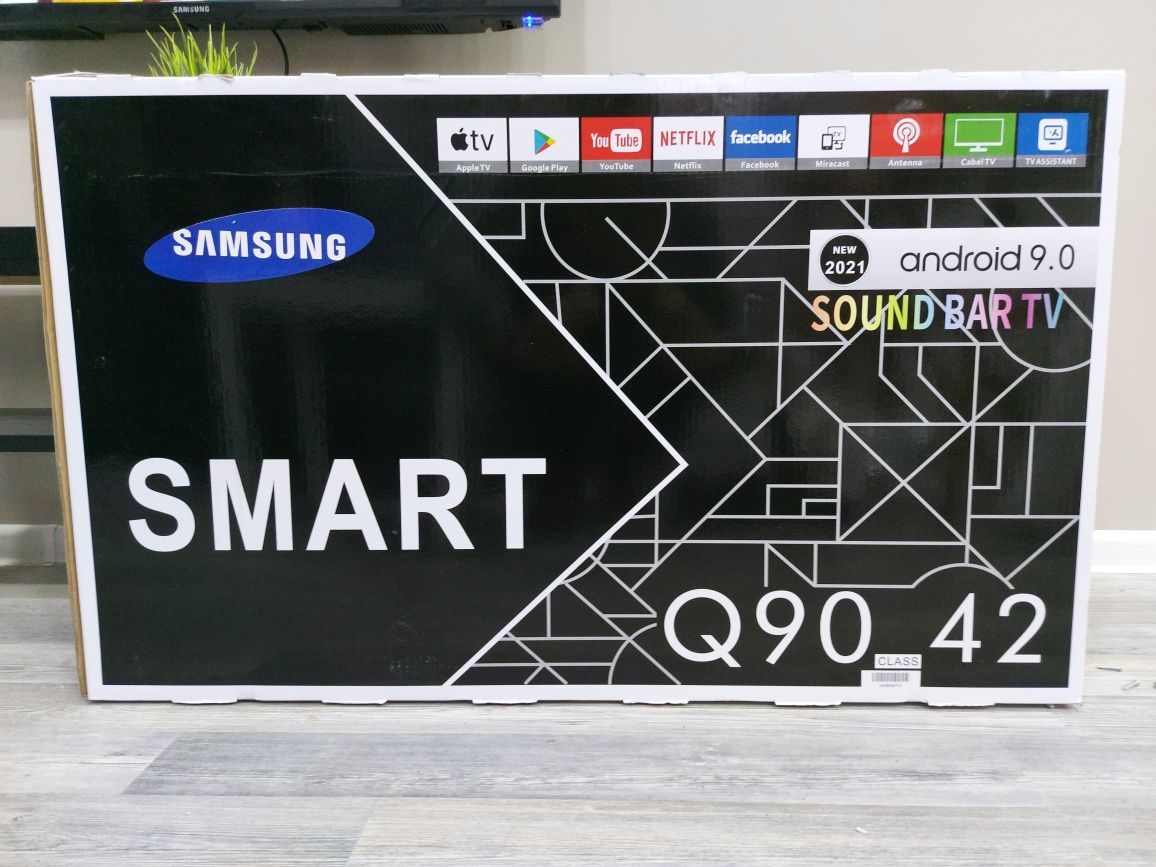 Телевизор 109 см SAMSUNG Smart tv +400 канал в подарок