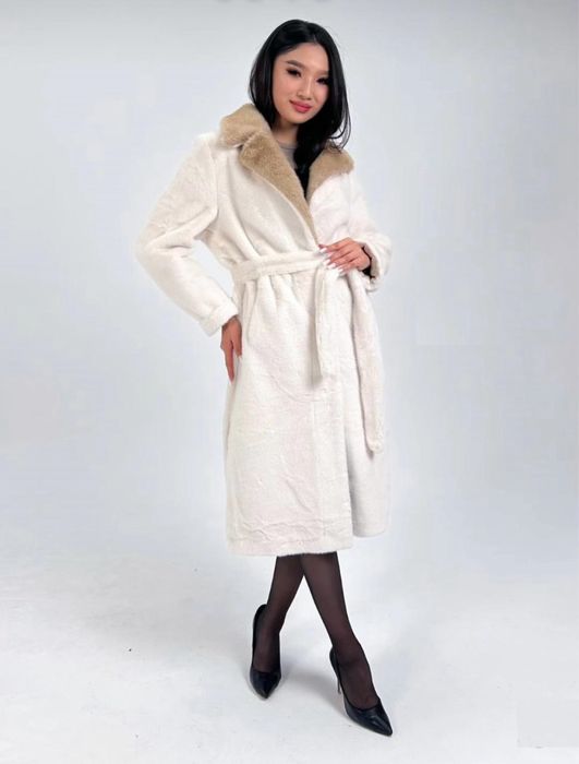 продам эко шубу белую