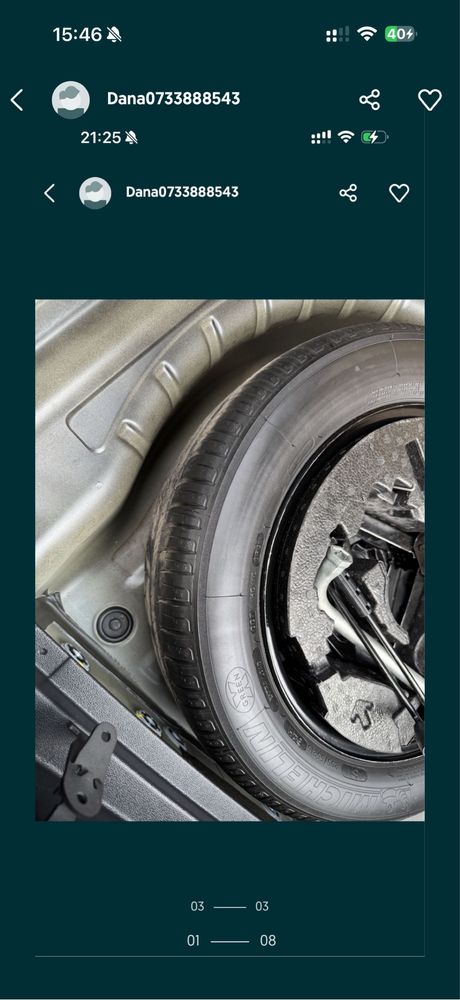 Roată rezerva noua r16 vw audi skoda passat octavi 205 55 16 215 60 16
