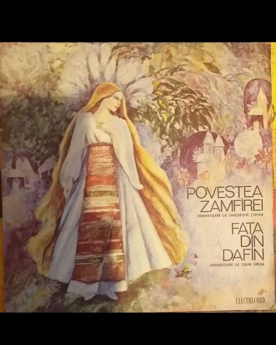 Discuri vinil/ plăci cu povești, basme pentru copii, muzică