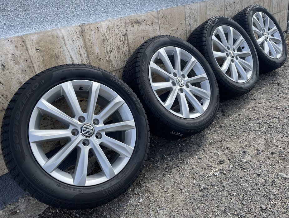 Jante 215 55 R17 M+S Originale 5X112 VW Passat B8 T Roc Skoda Octavia3
