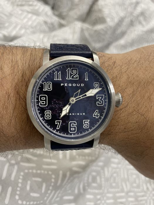 Ceas Pegoud Pilot Blue
