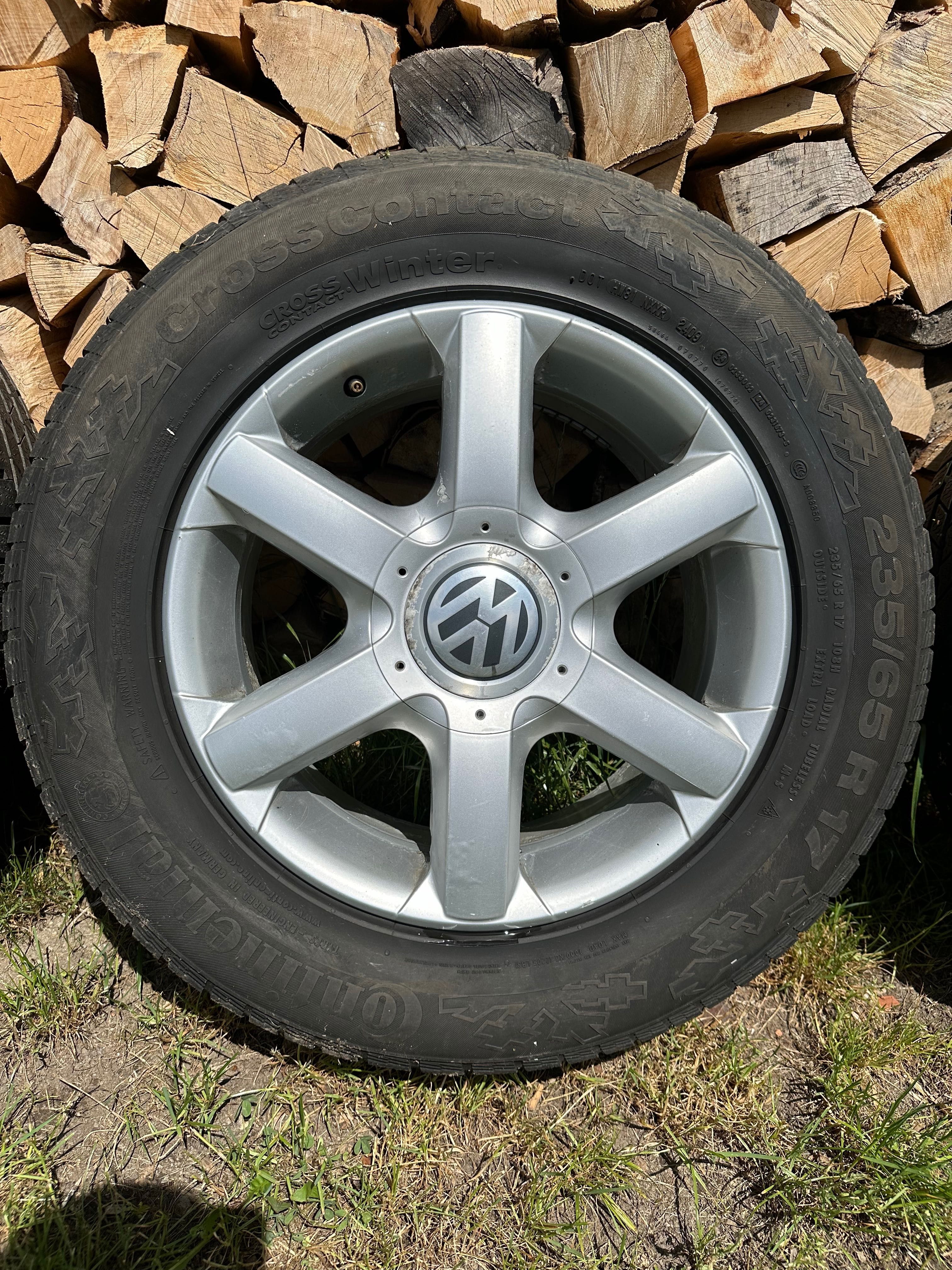 Jante 17 5x120 (Touareg) Cu anvelope Continental! Preț negociabil!!
