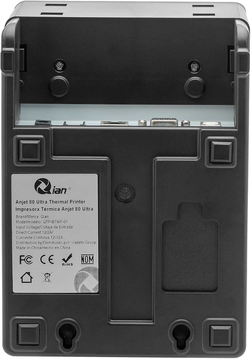 Tермален етикетен принтер Qian 80mm с Bluetooth, WiFi