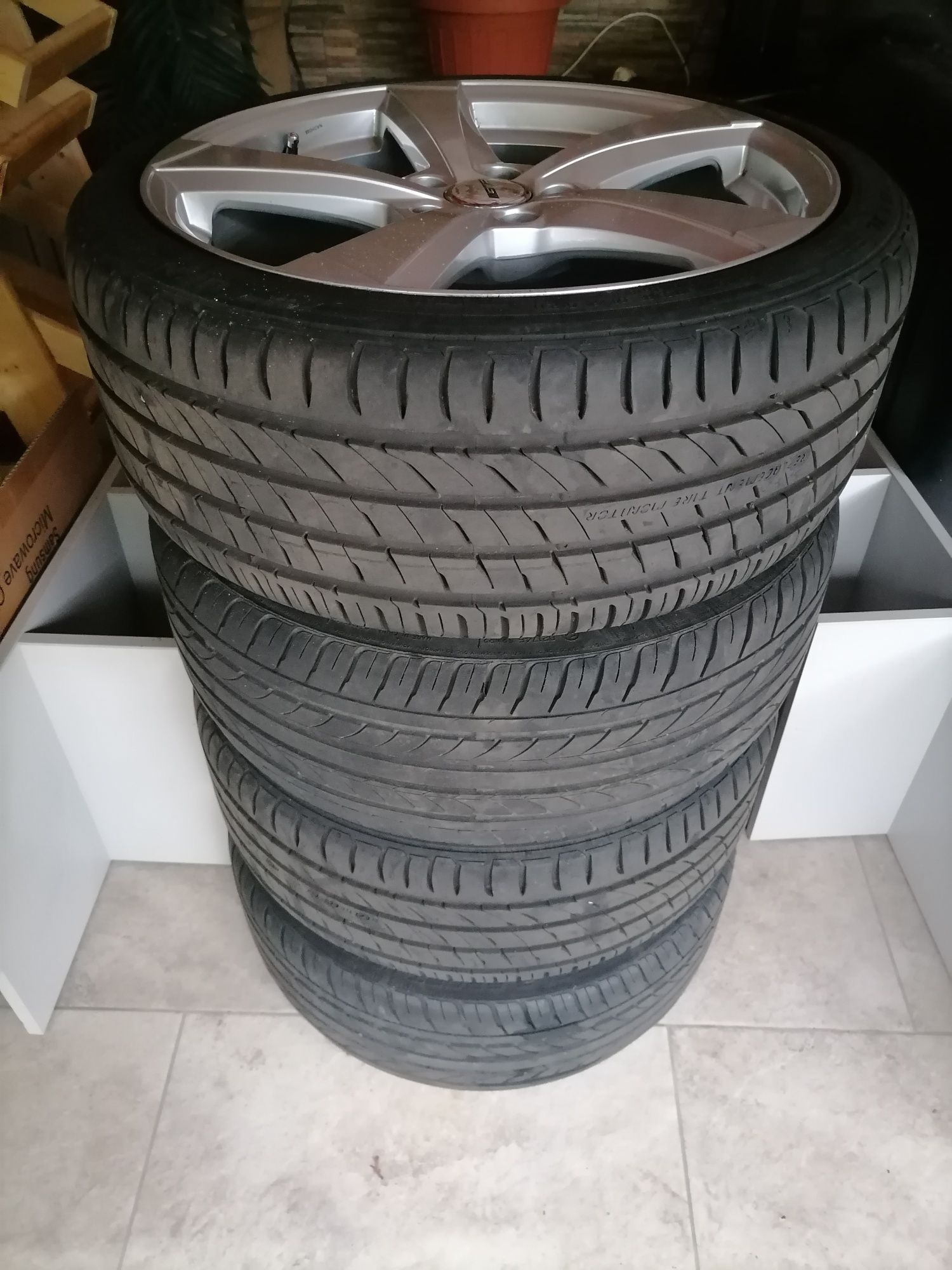 Vând jante 5x112 R19 anvelope 235/35 R19