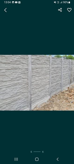 Garduri din beton