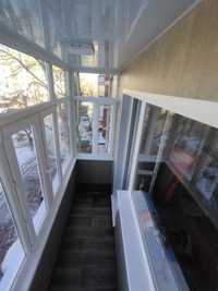 Балкон , утепление, обшивка,окна, двери москитные сетки