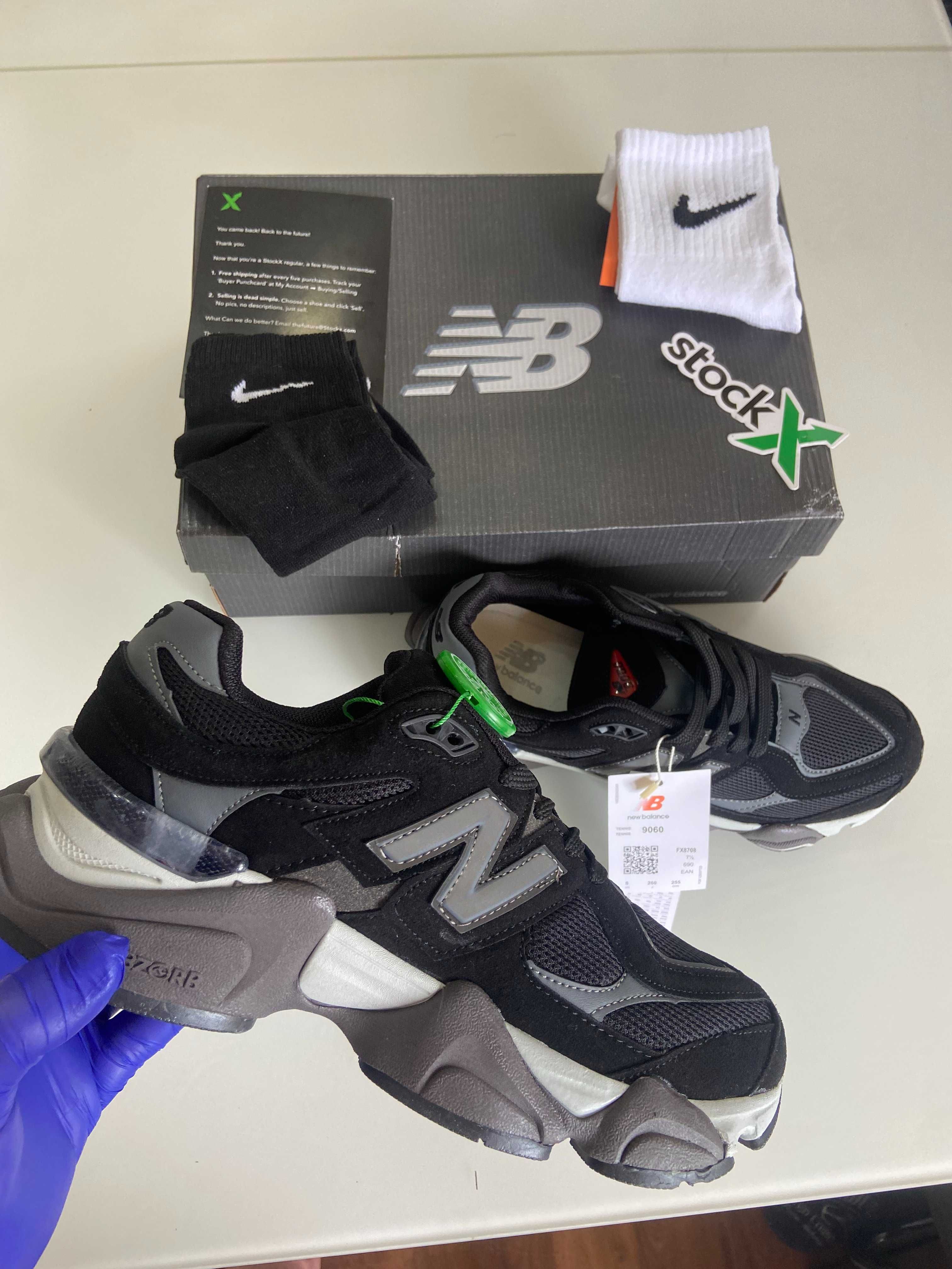 New Balance 9060 Black&Gray unisex (от/до 36-44 номер)