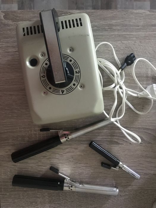 Винтидж маша за коса с три приставки