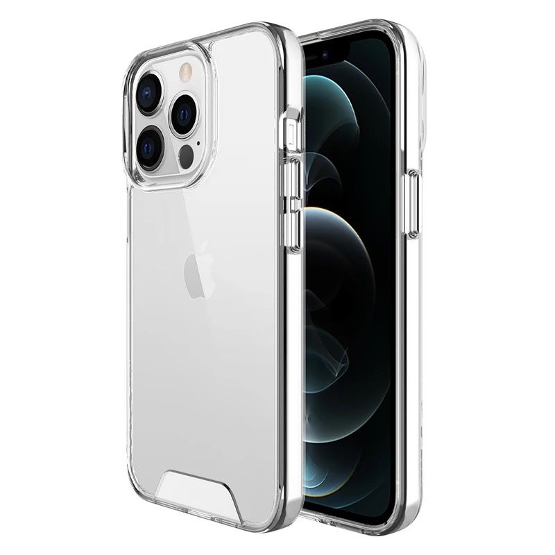 Iphone 15 PRO MAX PLUS Husa Plastic Case Transparenta Margine TPU