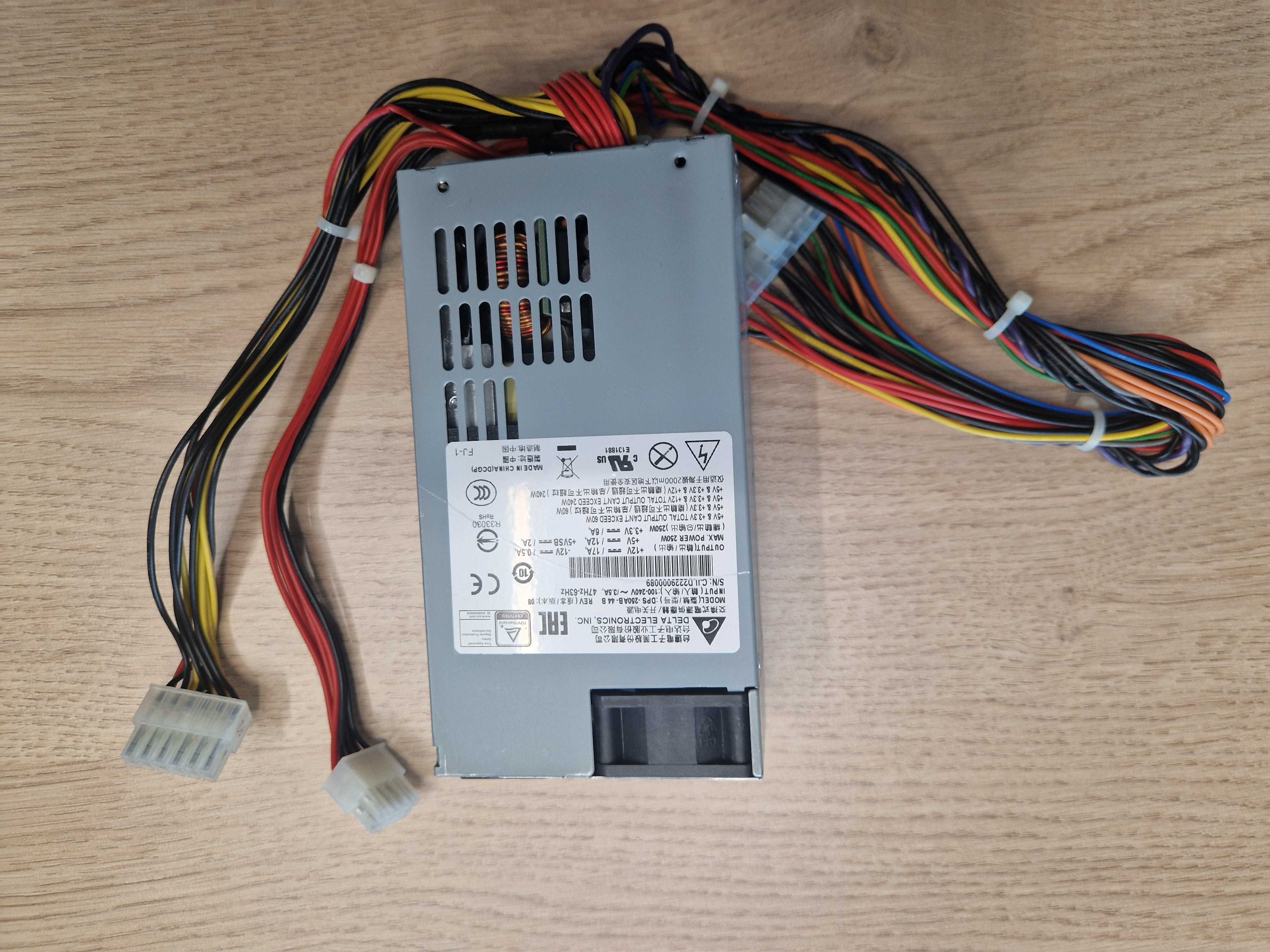 Synology PSU 250W_3 захранващ блок 250 W 24-pin ATX сив
