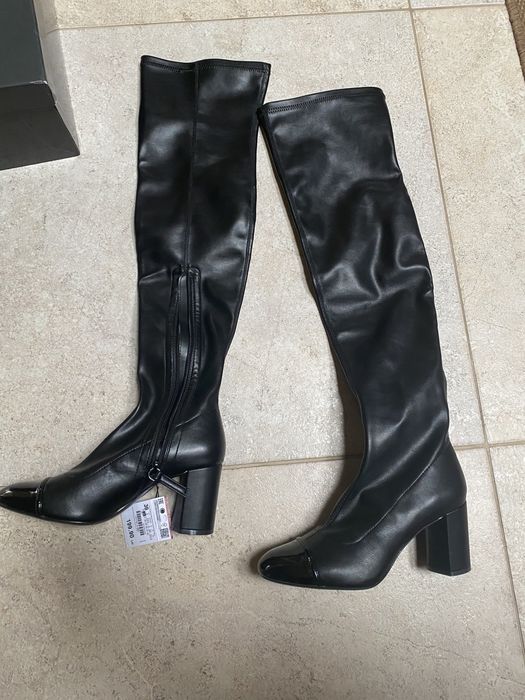 Cizme peste genunchi zara