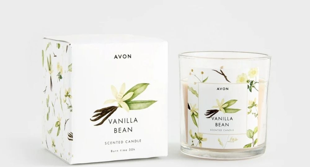 Lumanare parfumata cu lavanda/ vanilie Avon