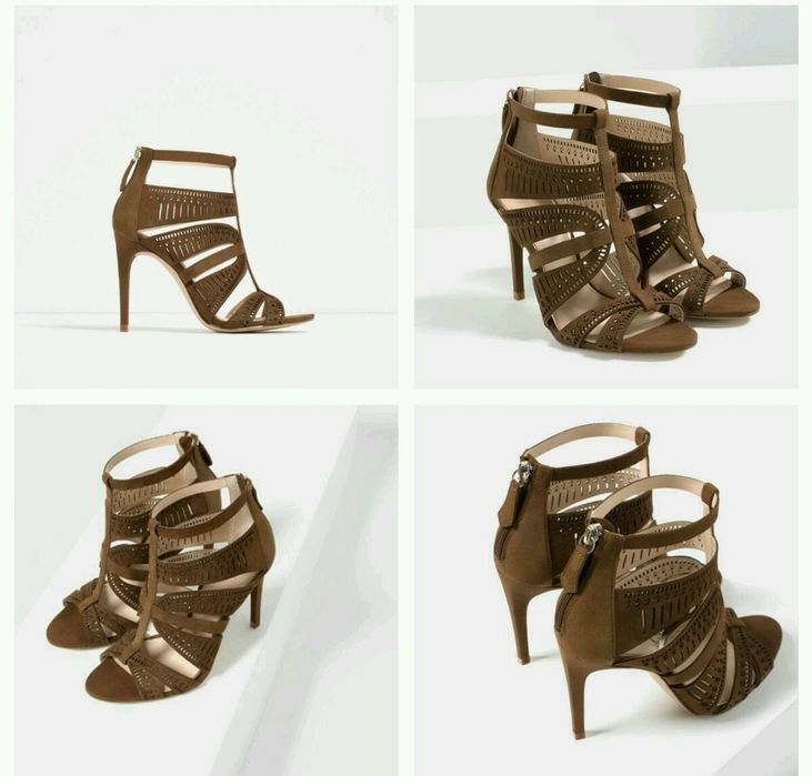 Sandale piele Zara- nr.38-noi