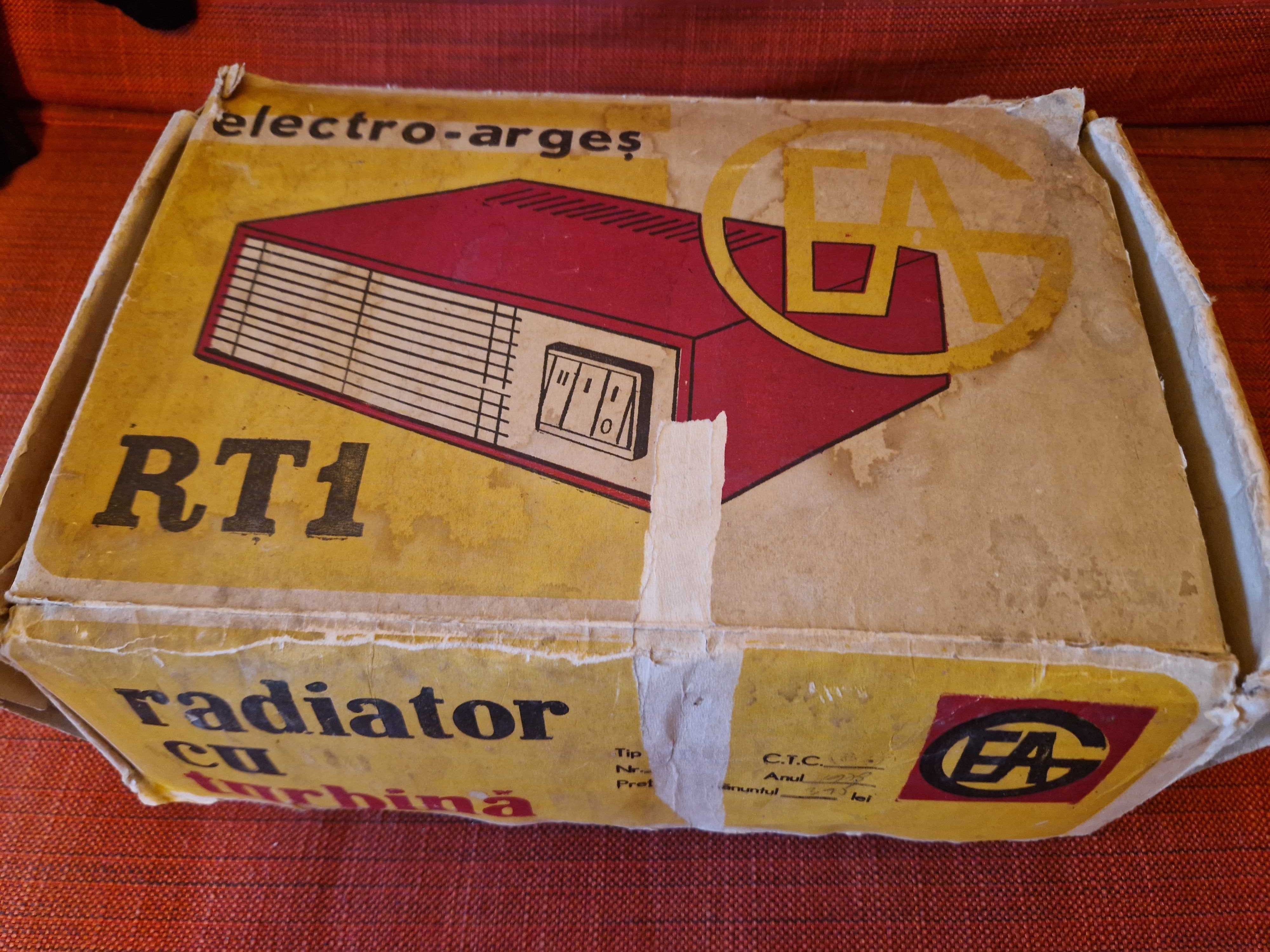 Aeroterma vintage Electro Arges si radiator Electromures.